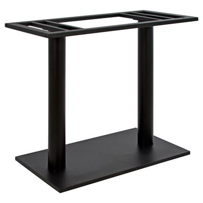Bazë tavoline metalike HM435, 80x40x72 cm, me nivelues, e zezë