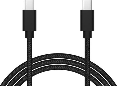 Kabull USB 2.0 Canyon, USB C në USB C, 1m, i zi