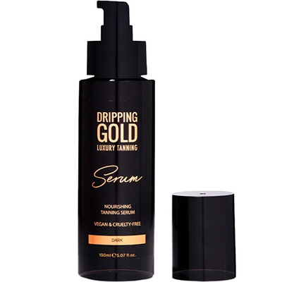 Serum vetë-bronzues Dripping Gold Dark, 150ml, për fytyrë dhe trup