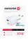 Karikues SWISSTEN GaN, USB-A, USB-C, PD, QC, 30W, i bardhë
