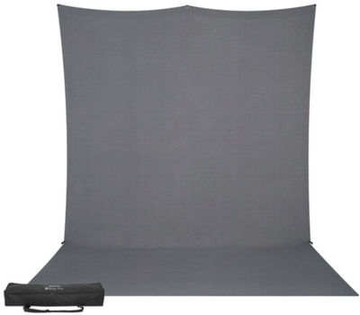 Set sfond fotografik Westcott X-Drop Pro, 8x13 ft, që s’rrudhet kollaj, gri neutrale