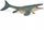 Figurë dinosauri Collecta Tylosaurus L, plastike, gri