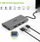 Hub multiport USB C Acer, HDMI VGA Ethernet, gri metalik