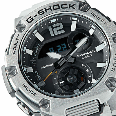 Orë dore për meshkuj Casio G-Shock GST-B300SD-1AER, e argjendtë