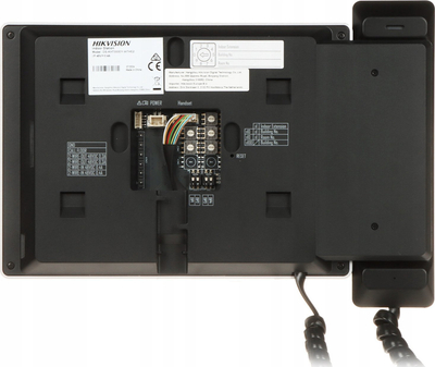 Panel i brendshëm videoportë Hikvision DS KH7300EY WTHE2, ekran 7", WiFi, i zi