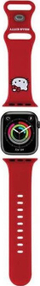 Rrip ore Hello Kitty për Apple Watch, silikon, i kuq