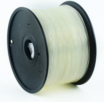 Shirit printimi Gembird, ABS, 1,75mm, 1kg, transparent