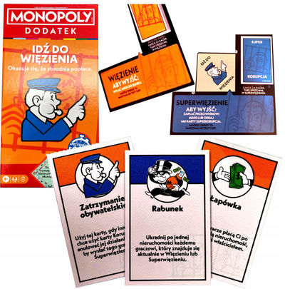 Zgjerim loje tavoline Hasbro Monopoly Go to Jail G0719, 2 6 lojtarë, në polonisht