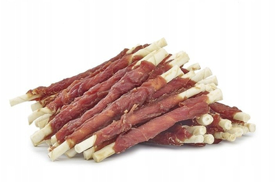 Shujtë për qen Mr. Pretzel shkop i mbështjellë me mish viçi, 500g