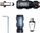 Конектор за бум Rycote PCS, врв 3/8", црн