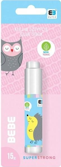 Ngjitës shkop Interdruk BB Kids Pastel, transparent, 15g