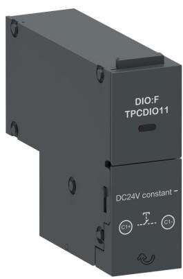 Modul hyrës Schneider Electric TPCDIO11, 24V DC, për sinjalizim, i zi
