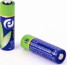 Bateri AA Gembird EG-BA-27A-01, alkaline, 1.5V, blu me jeshile
