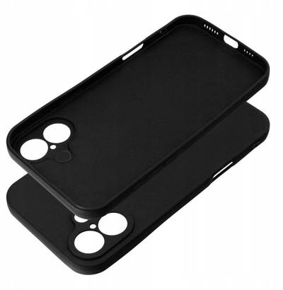 Maskë telefoni OEM Soft për iPhone 17 Pro Max, silikon, e zezë