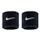 Byzylykë për duar Nike Swoosh Classic, 2 copë, të zinj