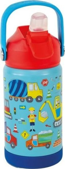 Termus çeliku Floss &amp; Rock Construction, 400 ml, për kalamaj 3 vjeç e lart, shumëngjyrësh