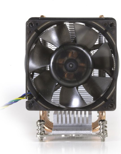 Ftohës CPU Dynatron R27, ventilator 80mm, 2 ball bearing, i zi