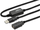 Kabllo USB MicroConnect USB A mashkull në USB A femër, 10 m, USB 2.0, e zezë