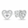 Set varse dhe vathë për goca Brilio Silver Hearts SET295W