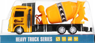Lodër kamion Mega Creative Heavy Truck Series, plastikë, 23 cm, i verdhë
