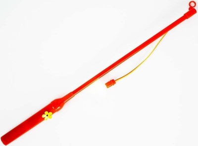 Shkop feneri Fandy Glowing Lantern Stick, 40 cm, me dritë LED, plastik i kuq