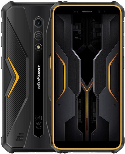 Telefoni Ulefone Armor X12 Pro, 4GB 64GB, 4G, portokalli me të zezë
