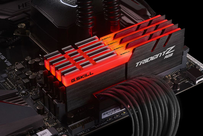 Memorie G.Skill Trident Z RGB, DDR4, 32 GB, 3200 MHz, CL16, F4-3200C16D-32GTZR
