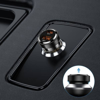 Karikues për makinë Tech-Protect CC30W, 2 porta USB, PD 30W QC 3.0, i zi