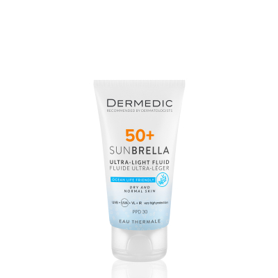 Krem fluid për lëkura normale dhe të thata Dermedic SUNBRELLA SPF50+, 40ml