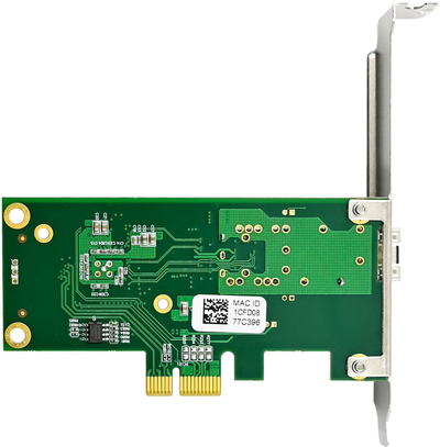Kartë rrjeti InLine Gigabit Network Card, 1x SFP, PCIe x1, e zezë
