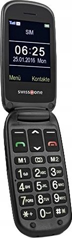 Telefoni Swisstone BBM 625 me kapak, ekran 2.4", i kuq