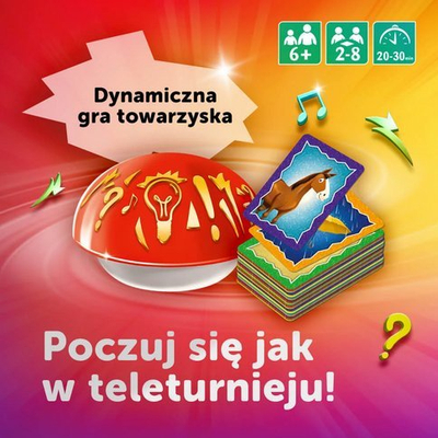 Lojë shoqërore Trefl Vabang Junior, elektronike, për fëmijë 6+, shumëngjyrëshe