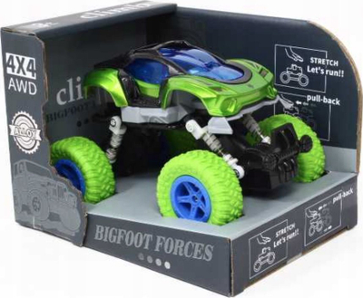 Lodër makinë monster truck, shkalla 1:16, metal dhe plastikë, shumëngjyrëshe