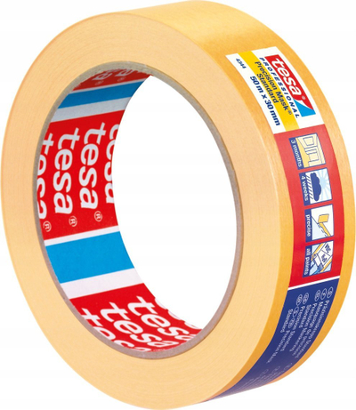 Shirit maskimi Tesa Painting Tape 4344, 30mm, 50m, i verdhë
