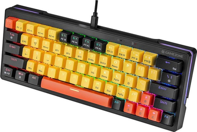 Tastierë mekanike Tracer GameZone Evo2 Hot Swap 63, RGB, wireless, e zezë