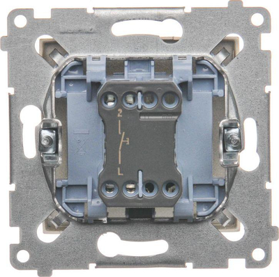 Buton Kontakt-Simon DP1A.01/44, 16 AX, 250 V, i artë