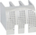 Kapak terminali Legrand DPX3 160 3P, për automatik, i bardhë