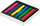 Ngjyrë e përkohshme për flokë Hair Chalk, set 6 copë, shumëngjyrëshe