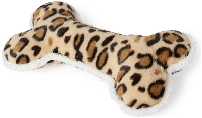 Lodër pelushi për qen Karlie Plush Toy Safari Bone, për qen të mesëm dhe të mëdhenj, shumëngjyrëshe