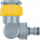 Lidhës këndor rubineti GB1680C, 1"-3/4", plastikë ABS, gri me të verdhë