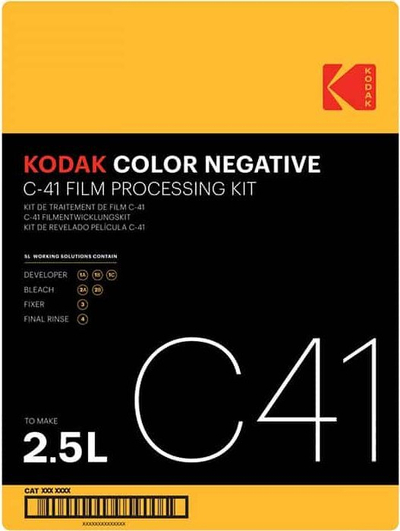 Set kimikatesh Kodak C-41 Color Negative, komplet zhvillimi filmash, 2.5L