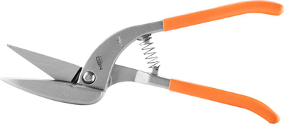 Gërshërë llamarine NEO Sheet Metal Snips 300mm, prerje majtas, portokalli
