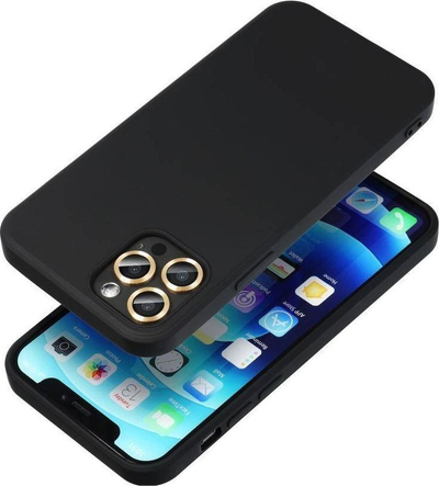 Futera silikoni për iPhone 11 Pro Max, Soft-Touch, e zezë