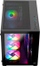 Kuti kompiutri Aerocool Dryft Mini V2, Mini Tower Micro ATX, 6 ventilatorë RGB, e zezë