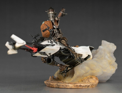 Figurë koleksioni Iron Studios Star Wars The Mandalorian IG-11 & The Child, Art Scale 1/10, 20 cm, shumëngjyrëshe