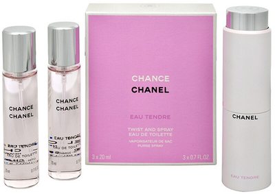 Set Chanel Chance Eau Tendre - Eau de Toilette (3 x 20 ml)
