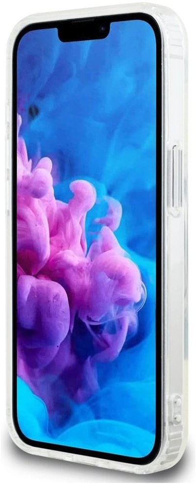 Kутија за заштита Karl Lagerfeld IML Metal Karl and Choupette, за iPhone 16E, MagSafe, бела