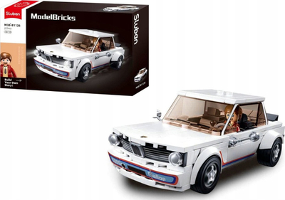 Lodër konstruktore Sluban MB Bricks Retro Car, 277 copa, mbi 10 vjeç