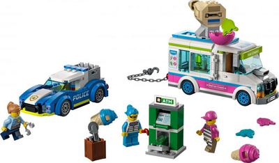 Set figurash LEGO City Ndjekja e furgonit të akullores nga Policia (60314)