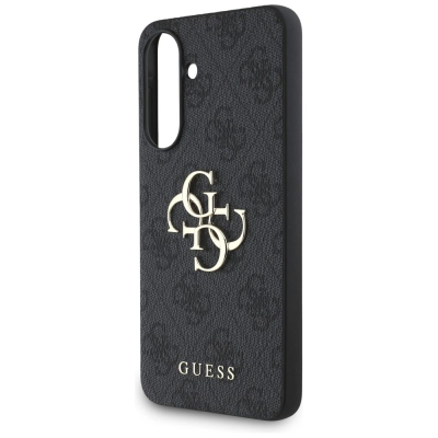 Футрола за телефон Guess 4G Saffiano за Samsung Galaxy A56 5G, еко кожа, црна